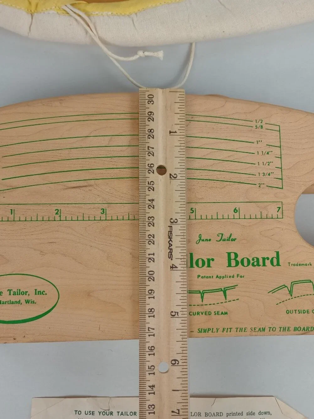 VTG June Tailor Inc. Tailor Board Seamstress‎ Folding Pressing Board With Cover